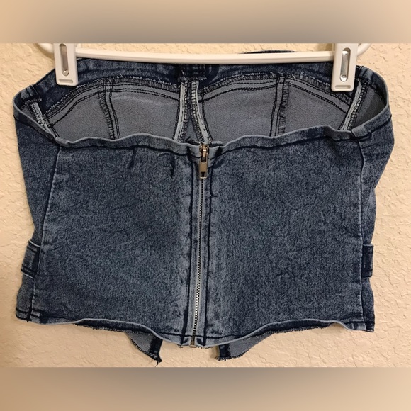 Thrill Jeans Denim Tube Top - Picture 4 of 4